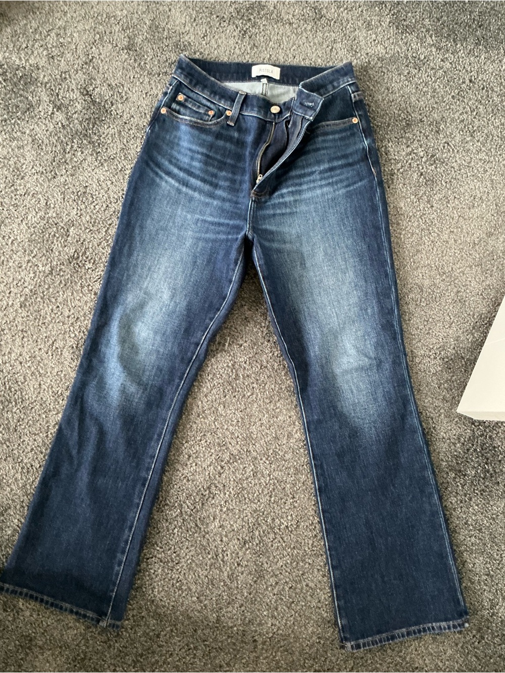 pistola Women's Dark Blue Flare Jeans